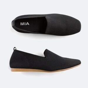 MIA Charisse Flyknit Loafer Flat Black Size‎ 8